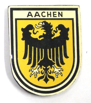 Abzeichen der Kurmarkgrafschaft Aachen 1958  (Quelle Latte)